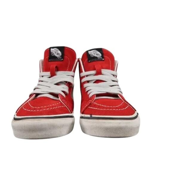 Vans Shoes Womens 5.5 Sneakers Sk8 Hi Skateboarding Suede Canvas Lace Up Casual - Picture 5 of 14